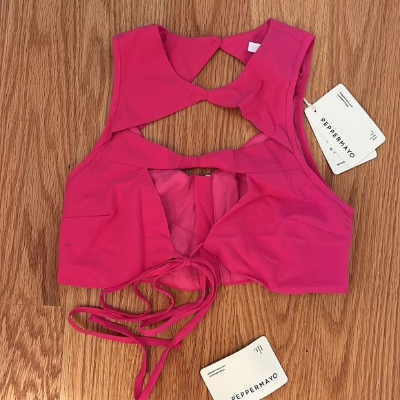 Peppermayo pink set - Next In Line top and Fluorescent Nights pants - Picture 3 of 4